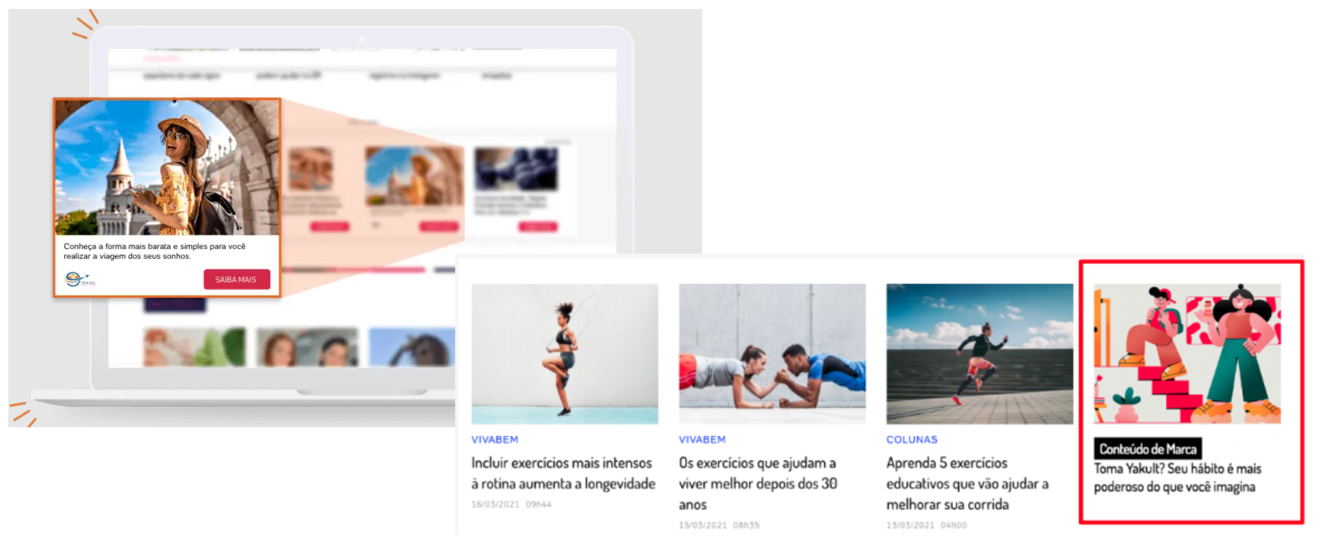 Exemplo Native Ads